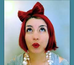 Clip in Hair Bow Wig