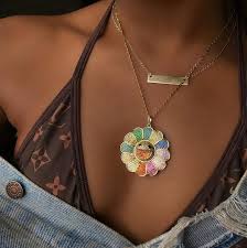 Bylolita Jewelry On Instagram The Murakami Flower Necklace 2018 Final Restock Will Be Tonight At 8 00pm Est Murakami Flower Murakami Jewelry