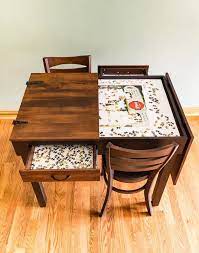 Pin By Ruth Howell On Puzzle Game Tables In 2021 Puzzle Table Coffee Table Diy Furniture