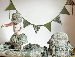 Camo Themed Fabric Flag Banner Camo Bunting Banner Camo Banner Army Military Baby Shower Banner Room Decor D Military Baby Army Baby Fabric Flag Banners
