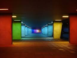 I am posting this in response to requests i had about how to make these lighted columns. Concrete Columns Light Up To Create A Rainbow Hallway