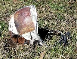 After the Space Shuttle Columbia Disaster in 2003 - A Texas farmer found this helmet in his field : r/interestingasfuck