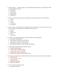 Contoh Soal Essay Sanitasi Hygiene Beserta Jawabannya Contoh Soal Terbaru