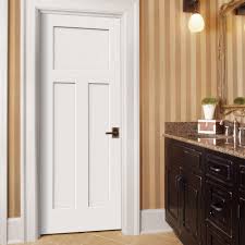 Jeld Wen Craftsman Smooth 3 Panel Solid Core Painted Molded Interior Door Slab Thdjw137100013 Prehung Interior Doors Traditional Interior Doors Doors Interior