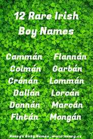 Wed oct 21 2020 by emma waterhouse. 12 Rare Irish Boy Names Irish Boy Names Best Girl Names Boy Names
