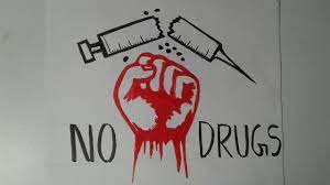 While committing to sharing only. How To Draw No Drugs Poster Drawing On International Day Against Drug Abuse Youtube
