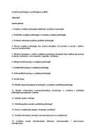Ispitna Pitanja Ispit Psihologija Odgoja I Obrazovanja Psihologija Ispiti Predlog Psihologija Odgoja Docsity