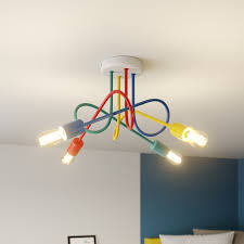 ( 3.1) out of 5 stars. Oxford Ceiling Lamp 4 Bulb With Colourful Arms Lights Co Uk