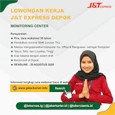 Saat ini pos indonesia sedang membuka lowongan kerja terbaru dalam rangka mencari calon pegawai yang siap untuk bergabung sebagai pegawai perusahaan. Lowongan Kerja J T Express Depok Agustus 2020 Lowongan Kerja Terbaru Tahun 2020 Informasi Rekrutmen Cpns Pppk 2020