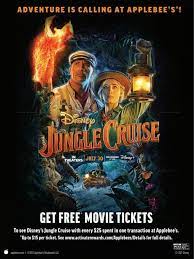 Открыть страницу «jungle cruise» на facebook. Only At Applebee S Get A Free Movie Ticket To See Disney S Jungle Cruise For The Ultimate Dinner And A Movie Business Wire