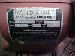 Always in stock so you can get it fast. Wisconsin Engines How To Identify A Wisconsin Engine