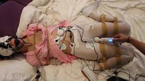 Chinese FXX SM doll roped and eager for punishment