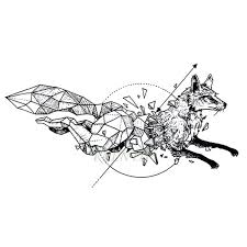 View this post on instagram. Geometric Animal Tattoo Alley Corner Nordic Wall Decor Home Decor