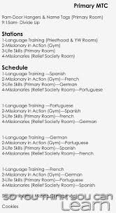 Primary Activity Missionary Training Center Stations By So You Think You Can Learn Primary Activities Missionary Training Center Missionary