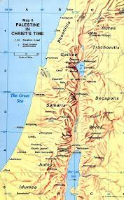 Map of israel during the time of jesus christ. Palestine In Christs Time Map Palestine Bible Mapping