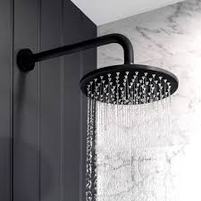 Crosswater Mpro Matt Black Shower Head Black Shower Black Bathroom Black Bathroom Taps