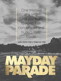 Last Night For A Table Of Two Mayday Parade Mayday Parade Lyrics Song Quotes