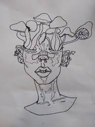 Ink Drawing Trippydrawings Art Psychedelic Art Hippie Art