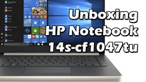 Unboxing Hp Notebook 14s Cf1047tu Laptop Youtube