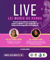 Die em quali live konnte bereits über einen em livestream gesehen werden. Aeda Promovera Live Em Comemoracao Aos 14 Anos Da Lei Maria Da Penha Aeda