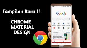 Ada 2 pilihan yang bisa kamu gunakan untuk mengganti background google chrome, yaitu. Cara Ganti Tampilan Baru Google Chrome Android Material Design Youtube