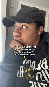 My exact face watching yall 😏😂 #traderjoes #funny #cornbreadcrisps  #grocerystore #fatbihalert