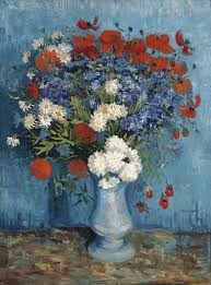 This is a sixty minute free tutorial with acrylic paint. Vincent Van Gogh Vase With Cornflowers And Poppies 1887 Artsy