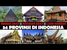 Pintu rumah adat aceh ini biasanya lebih rendah daripada tinggi orang dewasa. Poster Rumah Adat 34 Provinsi Sketsa