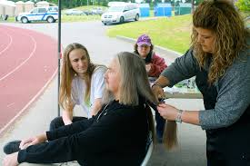Besides knowing that you'll be doing a good deed, there are a few important things to consider before donating your hair. Father Son Haircuts Take On A New Meaning At Relay For Life Whidbey News Times