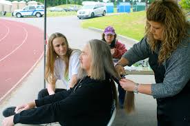 Besides knowing that you'll be doing a good deed, there are a few important things to consider before donating your hair. Father Son Haircuts Take On A New Meaning At Relay For Life Whidbey News Times