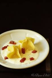 Ravioli Carbonara Ou Le Negativo Di Carbonara Alimentation Idee Recette Risoto Recette