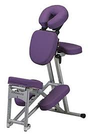 Stronglite Ergo Pro Ii Version 2 Portable Massage Chair Package In Purple W 3 D V D Medical Massage Video Series Be Sur Massage Chairs Massage Chair Chair