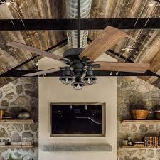 Possini euro design 56″ vengeance.is mimicking the aged style, so it looks like a vintage, luxury fan coming from the last century. Lamps Lighting Ceiling Fans Details About The Gray Barn Harkye Farmhouse 52 Inch Aged Bronze Ceiling Fan In Barnwood Ceiling Fans