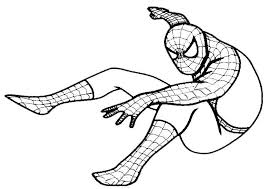 Spiderman Ausmalbild Fallt Zu Boden Spiderman Ausmalen Kostenlose Malvorlagen
