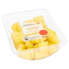 Carrefour Ananas Fraichement Coupes 350 G Alimentation Salade De Fruits Fruits