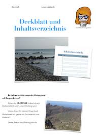 Finde im folgenden viele vorlagen für das deckblatt. Deckblatt Und Inhaltsverzeichnis Fur Ein Lesetagebuch Meereshintergrund Unterrichtsmaterial In Den Fachern Deutsch Fachubergreifendes Lesetagebuch Inhaltsverzeichnis Deckblatt