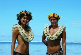 Maybe you would like to learn more about one of these? Gesellschaftsinseln Blumenkranz Girls Auf Tahiti