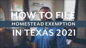 The local option exemption cannot be less than $5,000. How To File Homestead Exemption In Texas 2021 Youtube