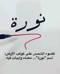 لغتك الجميلة On Twitter العريق المتجدد معنى اسم نورة وأبيات شعر فيه
