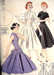 1950s Glam Party Dress Pattern Butterick 7304 Quick N Easy Long Torso Full Skirt Evening C Party Dress Patterns Evening Dress Patterns Sheath Dresses Pattern