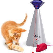 Kitty chase interactive laser cat toy is an interactive cat toy that emits a laser beam on to the floor or the wall and constantly changes patterns to keep t. Pawsome Pets Automatic Cat Laser Toy Pet Laser Light For Cats Interactive Cat Chase Toy With 3 Rotating Modes Auto Shut Off Lazada Ph