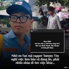 Tommy Teo: million-view rapper who caused Rap Viet storm, quit his job as a  gatekeeper