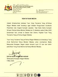 See more of pejabat setiausaha kerajaan negeri perak on facebook. Bernama On Twitter Yang Dipertua Negeri Melaka Setuju Ketua Menteri Baharu Angkat Sumpah Jumaat Ini Suk