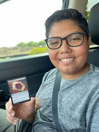 I let my son pick the Mega Dream box, AND the pack from the box, and this  is what he pulled. My freaking dream card 😭😭😭😍😍😍