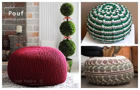 Pouf ottoman knitting tutorial part 1 watch the video and see how you can make a knitted pouf ottoman! Knit Pouf Ottoman Knitting Patterns Knitting Pattern