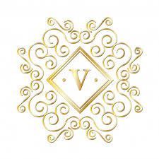 J began as a variation of i, in which a long tail was added to the final i when there were several in a row. V Alphabet Gold Monogram Free Stock Photo Public Domain Pictures