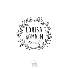 Généralement, il est utilisé pour déposer un motif ou un message sur des supports de type papier. Tampon Mariage Personnalise Couronne D Olivier Mariage Champetre