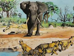 African Wildlife Drawing By Marvin Ryan Buy original art worry free with our 7 day money back guarantee. african wildlife by marvin ryan