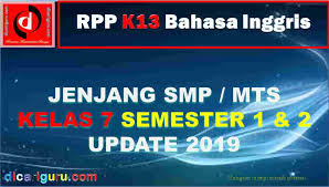 We did not find results for: Rpp Bahasa Inggris Kelas 7 Smp K13 Update 2019 Dicariguru Com