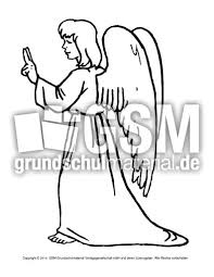Ausmalbild Engel 3 Engel Ausmalbilder Weihnachten Feste Und Feiertage Hus Klasse 1 Grundschulmaterial De